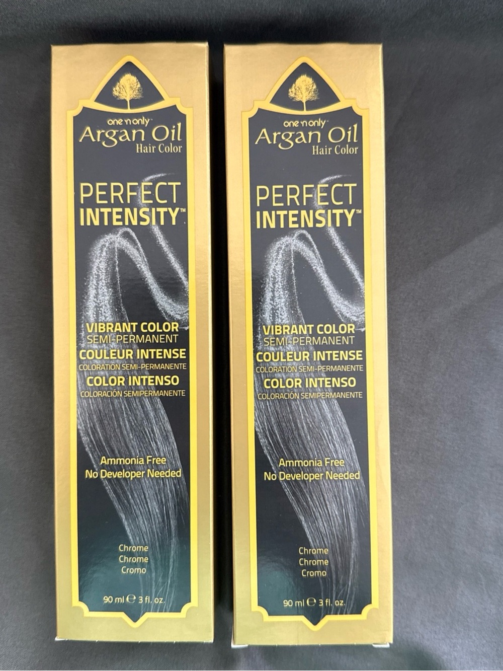 Argan Oil Perfect Intensity Semi-Permanent Hair Color - Chrome set of two
